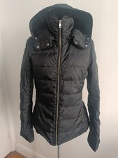 Zara Feather And Down Jacket With Detachable Hood Xs