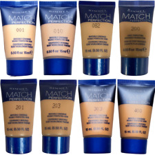 Rimmel Match Perfection Foundation Tube Sample Case 15ml Choose Shade