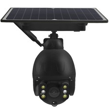 Wireless 4G Solar Camera Live Stream Wi-Fi PTZ CCTV Video Recorder Night Vision