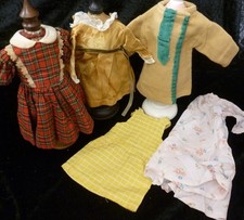 BUNDLE of 5 DOLL DRESSES, DOLL