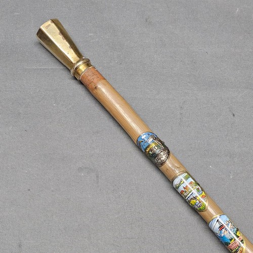 Old cane walking stick - old,