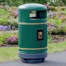 Glasdon Outdoor Litter Bin 90L