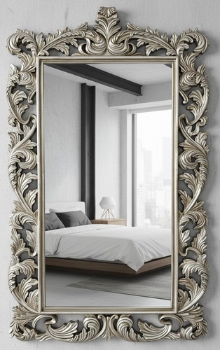 Huge chrome mirror silver - mirror,