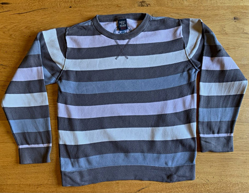 Next boys grey blue - 7-8y, grey/blue/white