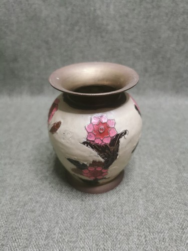 Vtg brass cloisonne champleve - vtg,
