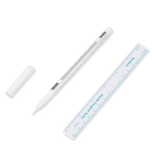 Microblading white surgical - white,
