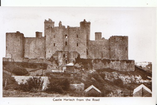 Wales postcard castle - wales,