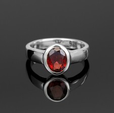 Red Garnet 925 Sterling Silver