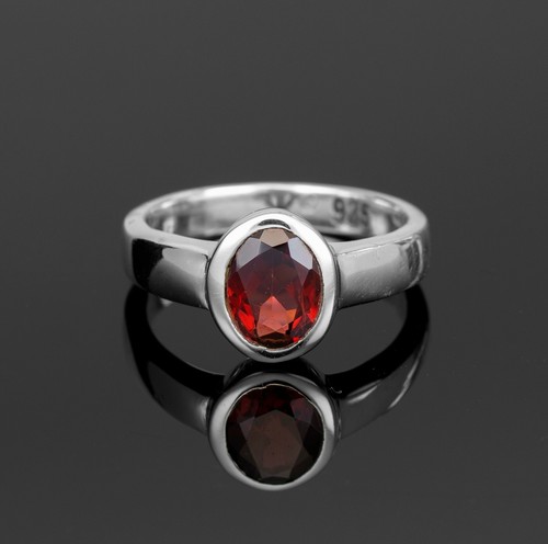 Red garnet 925 sterling - garnet,