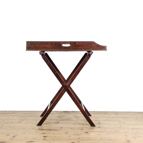 Antique butlers tray table - antique,