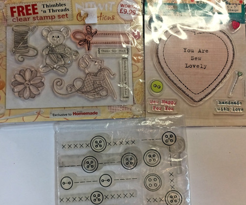 Silicone clear stamps - stamps, mixed