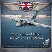 Avro vulcan xh558 air - avro, air-to-air