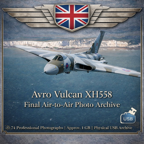 Avro vulcan xh558 - avro, air-to-air