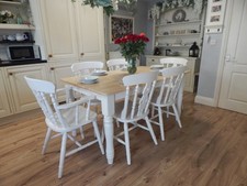 Pine dining table and - dining,