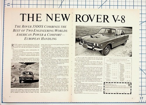 1968 rover 3500s - 3500s, v-8