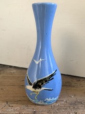 Vintage 1950s Brixham Babbacombe Torquay  pottery Flying Seagull bud Vase  
