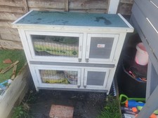 Double Floor Rabbit Hutch with