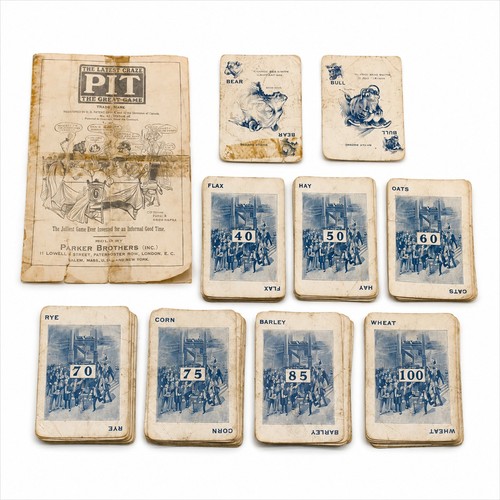 1904 parker brothers pit card - 1904,
