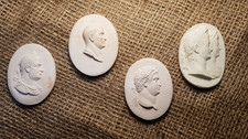 vintage plaster grand tour cameos