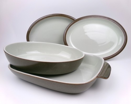Denby greystone serving set - denby,