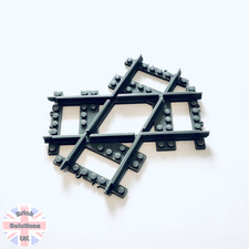(L Gauge) LEGO Compatible Train Track - 60 degree Cross-Track