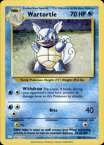 Wartortle classic collection - wartortle,