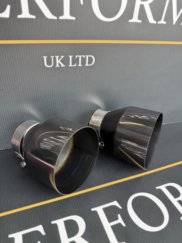 Black chrome exhaust tips - 2,