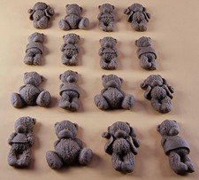 16 x Edible 3D 30mm Teddy bear