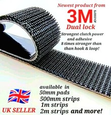 NEW STRONGEST 3M DUAL LOCK 400 STEM SJ3551CF BLACK HEAVY DUTY VHB ADHESIVE TAPE