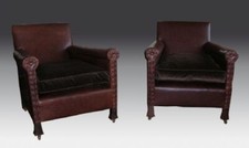 antique pair of art deco