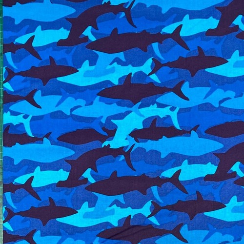 Fat quarter shark david - fat,