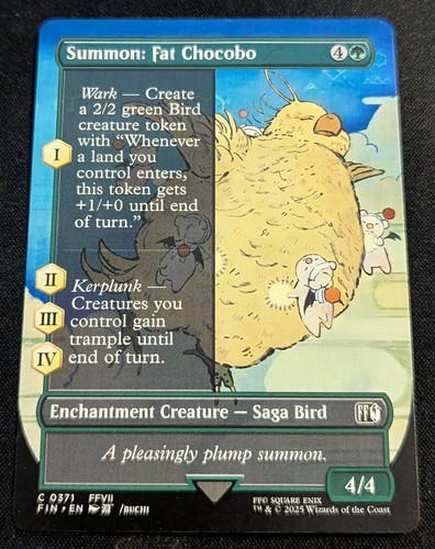 Mtg summon fat - -, chocobo