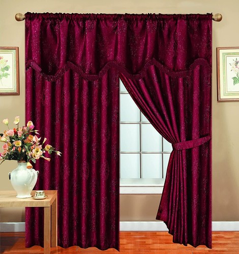 Luxury jacquard curtains - curtains, –