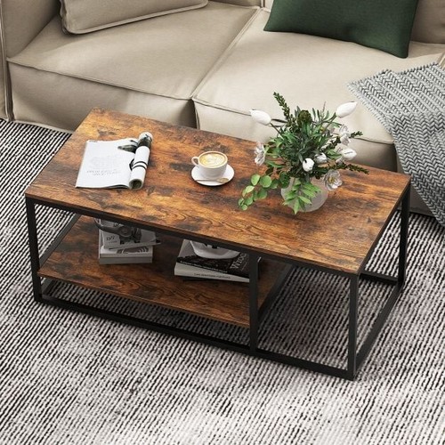 Industrial coffee table - coffee,