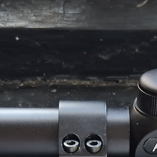 Black rifle scope with ring - black,