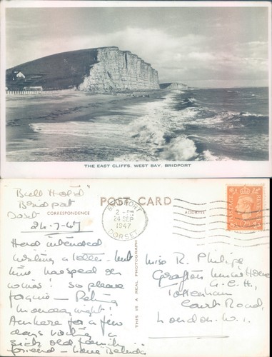 The east cliffs west bay - east,