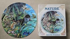 VINTAGE  Falcon Nature Round Jigsaw Puzzle 125 Pieces Design No 4963/3 COMPLETE