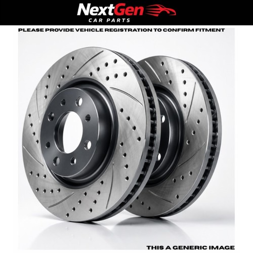 Drilled and grooved brake - drilled,