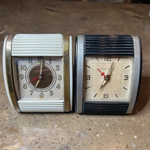 Vintage westclox art deco wind - westclox,
