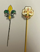2 x 1950s Scout pin badges &