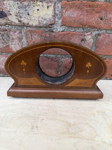 Antique wood mantel - clock, case