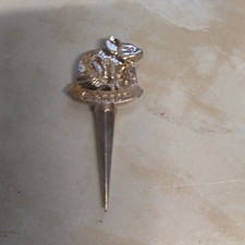 Vintage Orchid Cheese Board Markers Silver Plated Cheese Mice Spikes