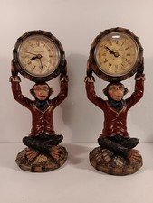 Monkey desk Clock Vintage