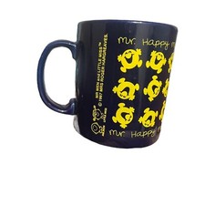 Vintage Mr Men Mr Happy Mug 1997 Mrs Rogers Hargreaves - Rare Staffordshire 