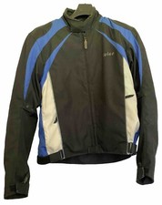 Mens Weise Motorcycle Jacket Black Blue White UK Size XL Armoured