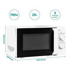 20L Small Microwave Oven 700W
