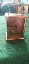 VINTAGE BRASS CARRIAGE MANTEL