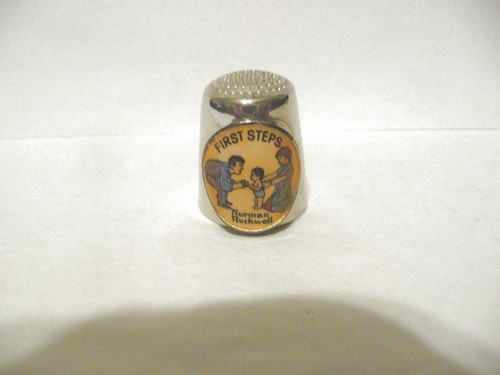 Thimble vintage silver - thimble,