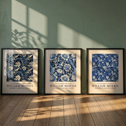 Set william morris blue - william,