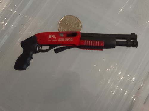 Scale pump action shotgun - scale,